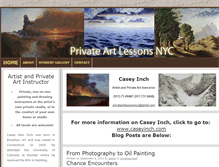 Tablet Screenshot of privateartlessonsnyc.com